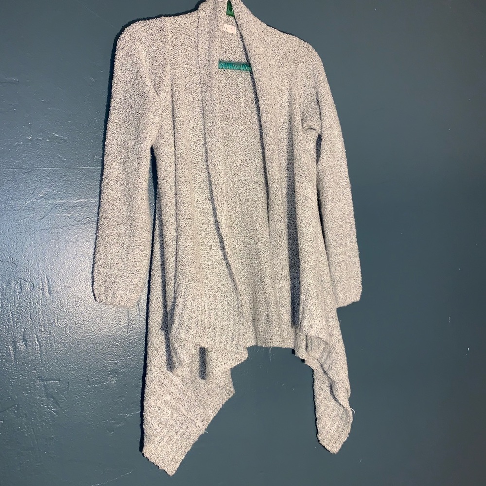 Dreamers by Debut Grey Sweater Cardigan